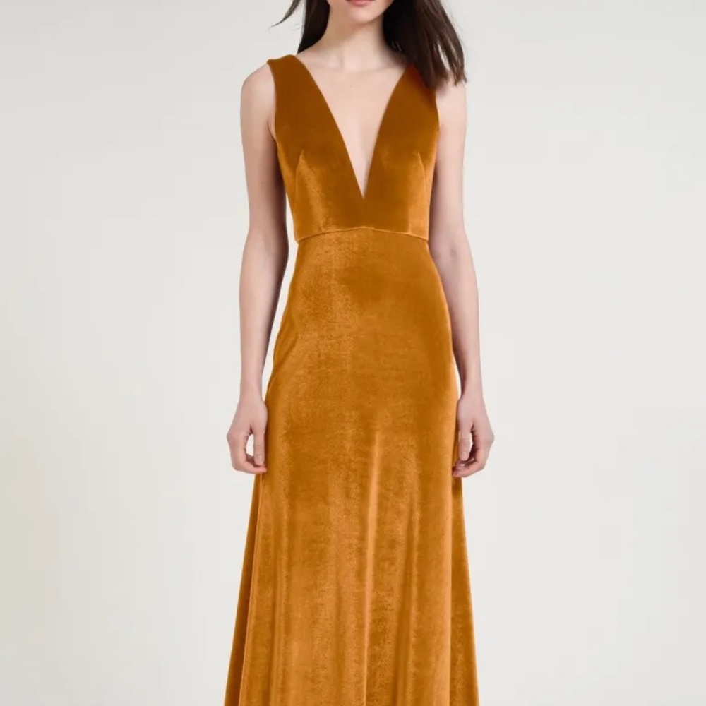 Golden Yellow Formal Bridesmaids Dress "Logan" by Jenny Yoo